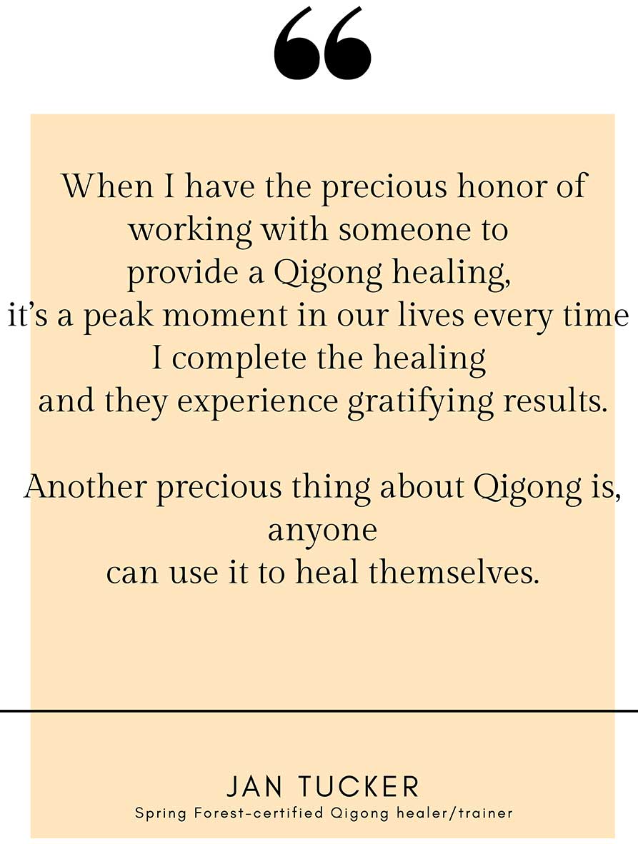 Healing with Qigong is an honor
